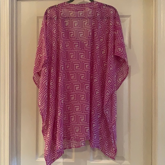 Antonio Melani Geo Pattern Swim Cover Up - Picture 3 of 7